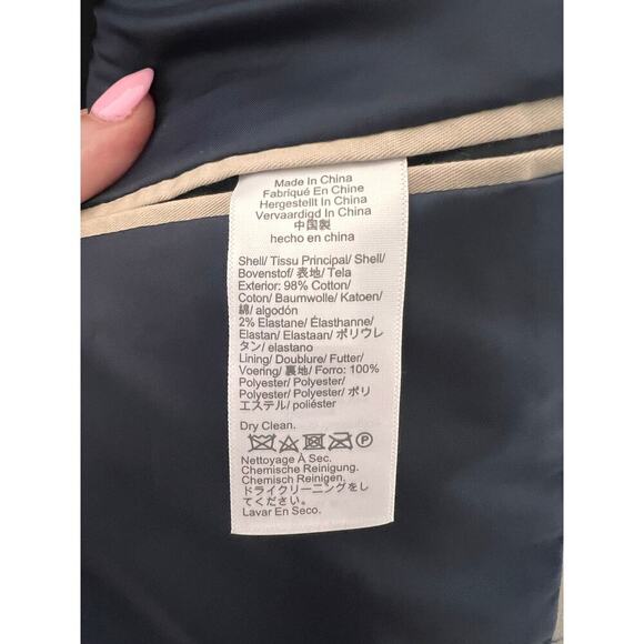 NWT J. Crew Thompson Slim Fit Knit Blazer Heather Light Khaki Men's Size 42L - Picture 9 of 11